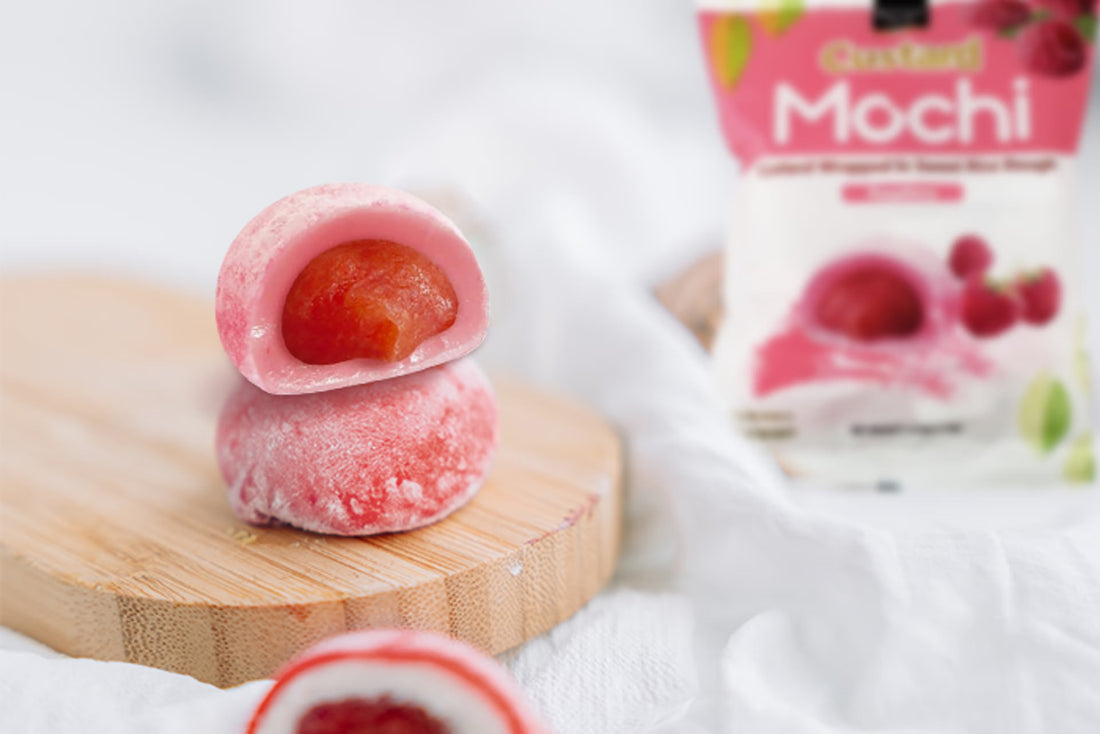 Royal Family Raspberry Custard Mochi 110g (Taiwan)