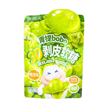 3D Peeling Soft Candy- Green Grape Flavor 75g (China)