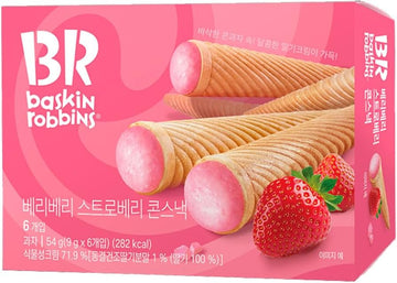 Baskin Robbins Very Berry Strawberry Cone Snack – 54g (Korea)