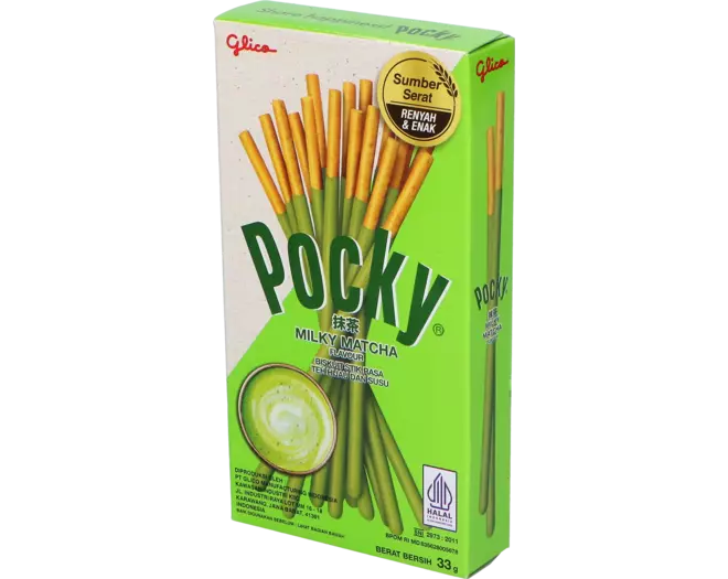 Glico Pocky Milk Matcha Stick 28g (Taiwan)