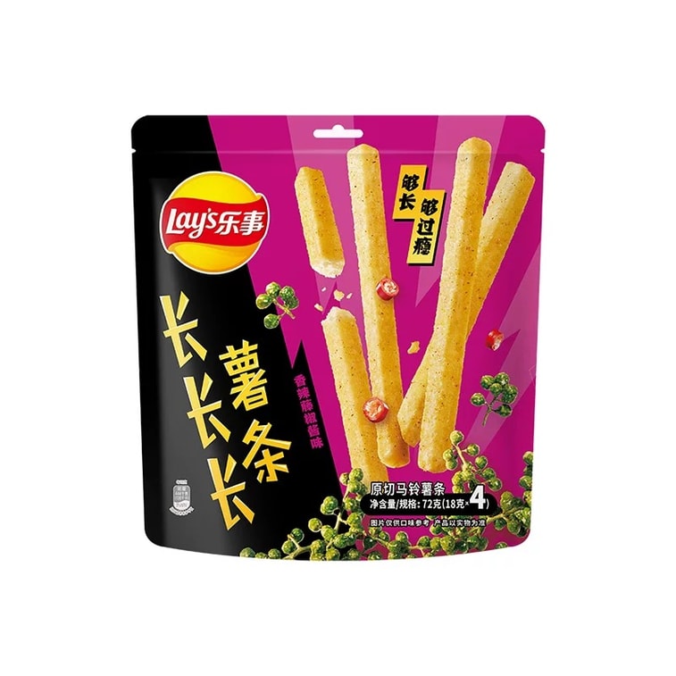 Lays Long Fries Spicy Rattan Pepper 72g (China)