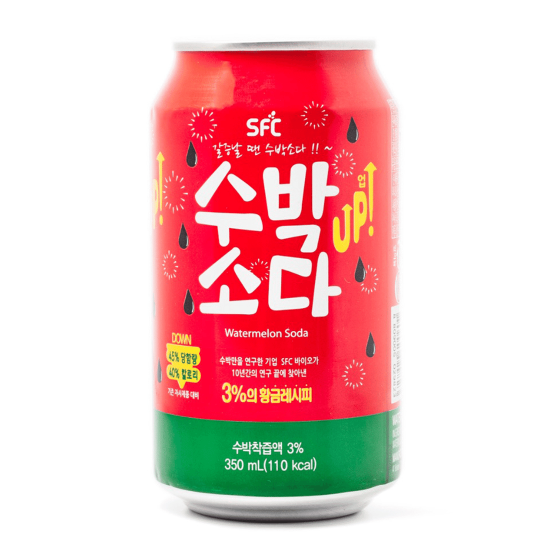 SFC Watermelon Flavored Soda Drink 350ml (Korea)