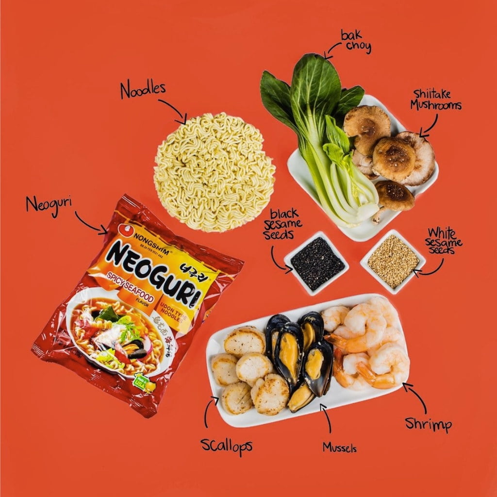 Nongshim Neoguri Spicy Seafood Ramen 4pck