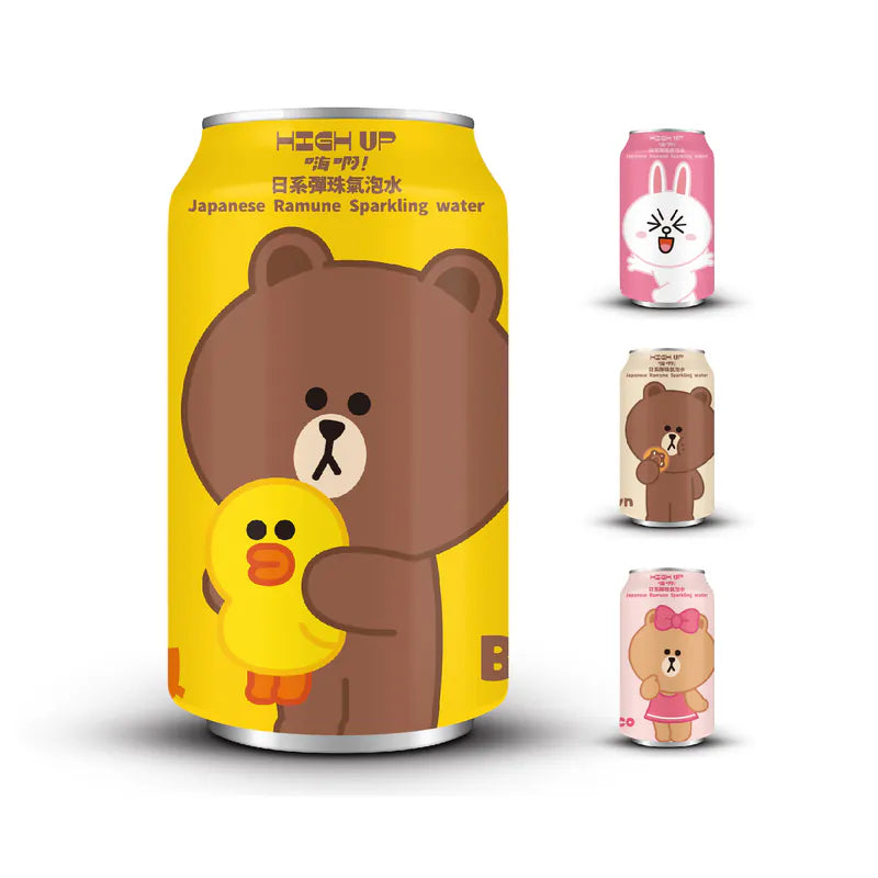 Line Friends Japanese Ramune Soda Original 330ml