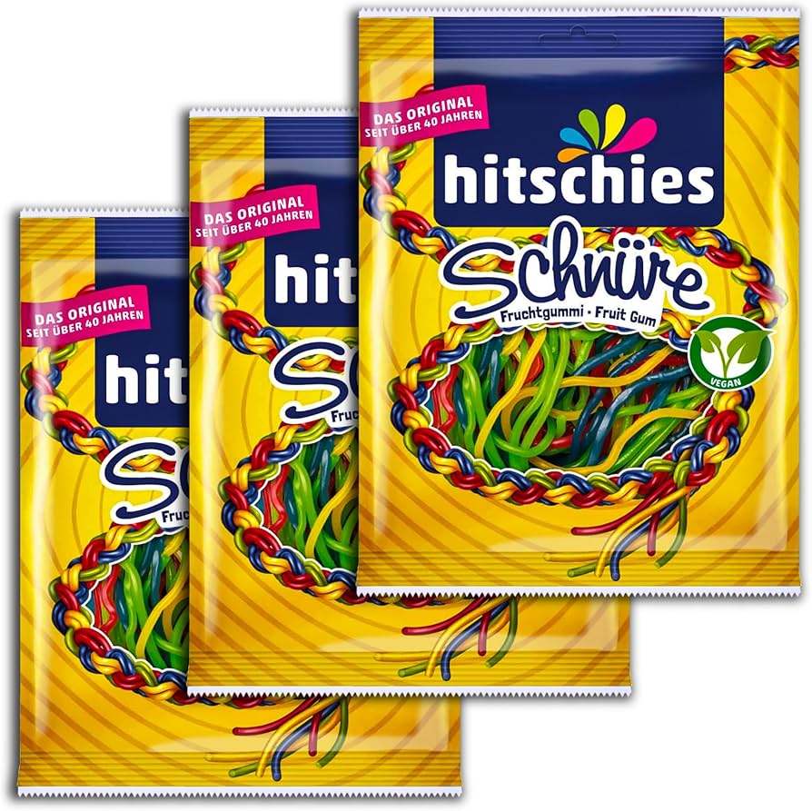 Hitschies Schnure Mix Fruit Strings 125g (Germany)