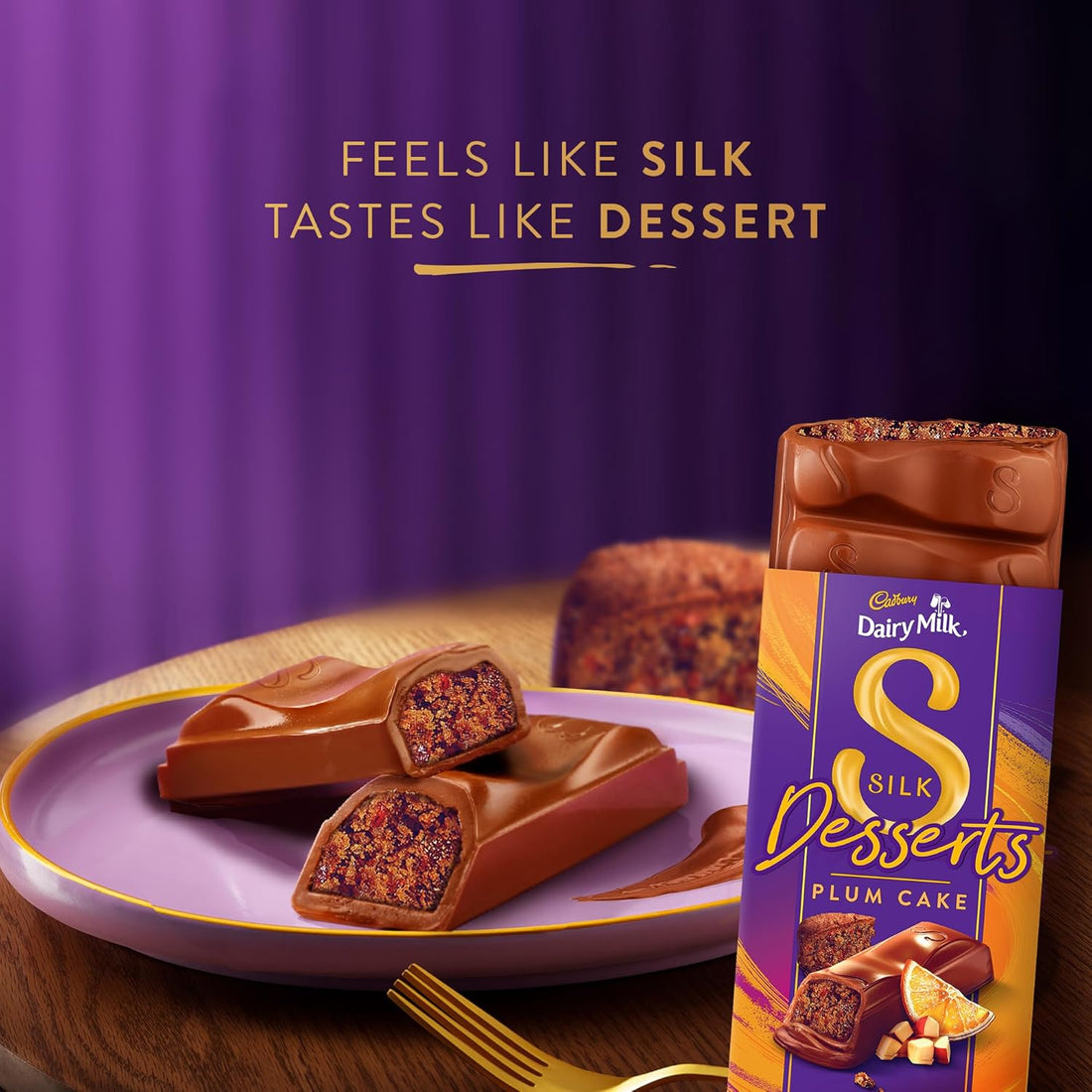 Cadbury Silk Desserts Plum Cake 70g
