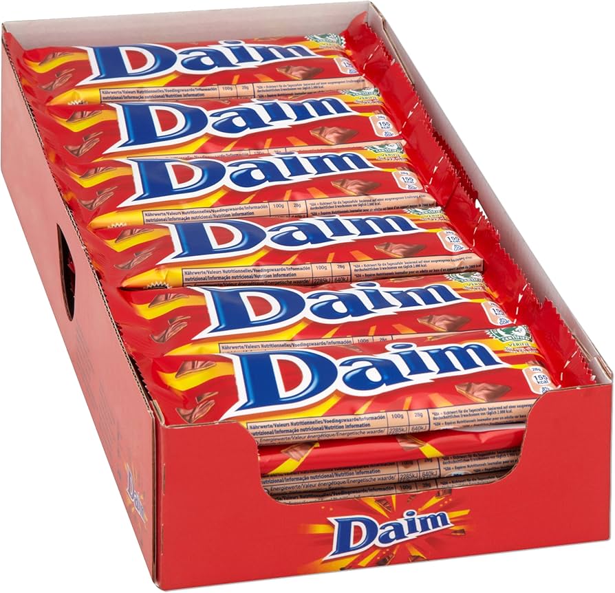 Daim Chocolate Bar 28g (Sweden)