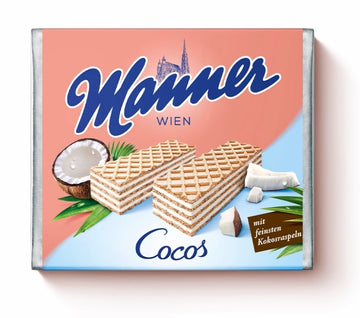 Manner Kokoscreme Wafers 75g (Austria)