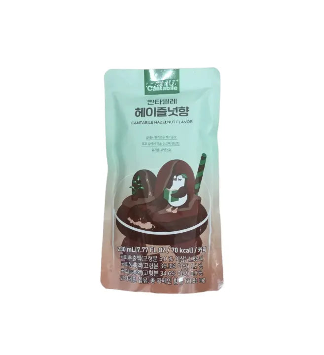 Cantabile Hazelnut Pouch Drink pack of 10x230ml (Korea)