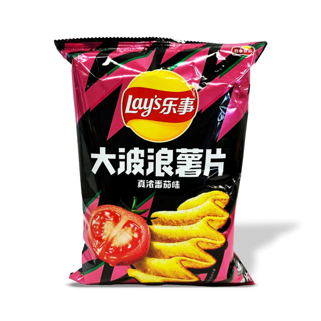 Lays Wavy Chips Pure Tomato 70g (China)