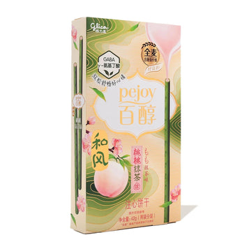 Glico Pejoy Mild Peach & Matcha Flavor 42g (China)