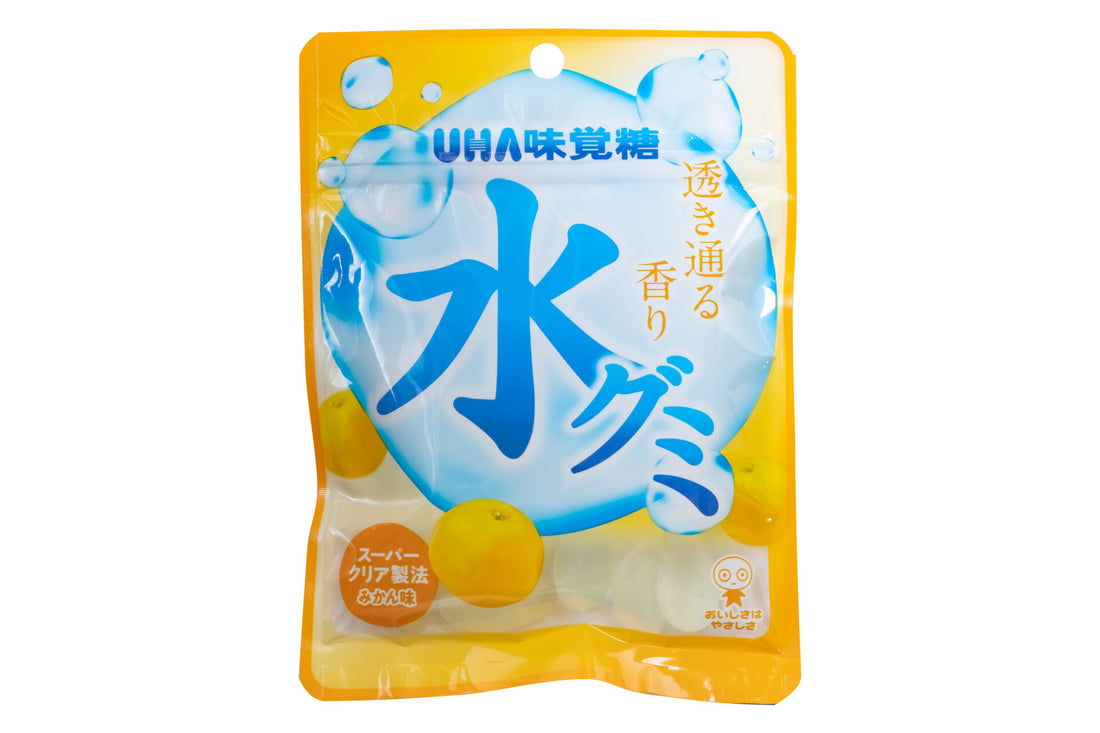 UHA Water Gummy Orange Pack of 10x40g (Japan)