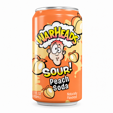 Warheads Peach Sour Soda 355ml
