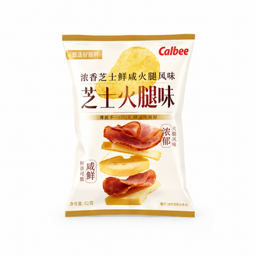 Calbee Ham & Cheese Flavored Chips 52g (China)