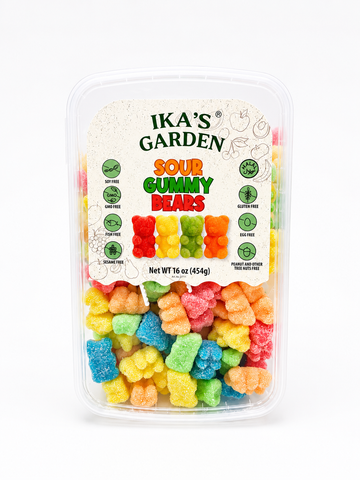 Ika's Garden Sour Gummy Bears 454g