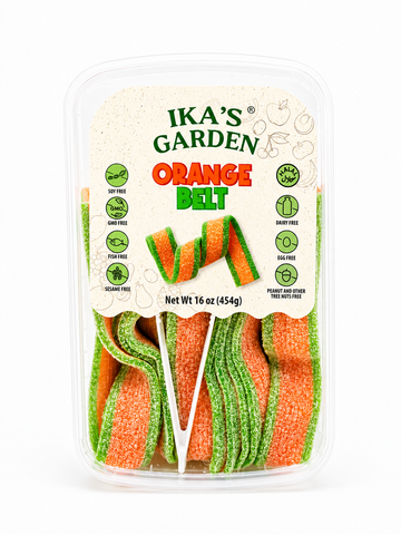 Ika's Garden Sour Belts Orange 454g