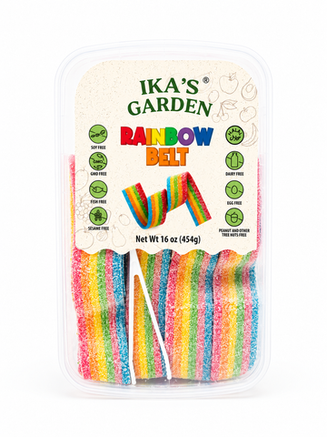 Ika's Garden Sour Belts Rainbow 454g