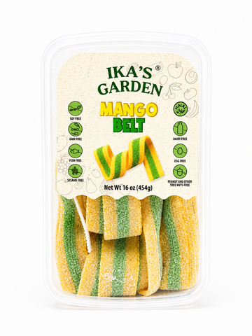 Ika's Garden Sour Belts Mango 454g