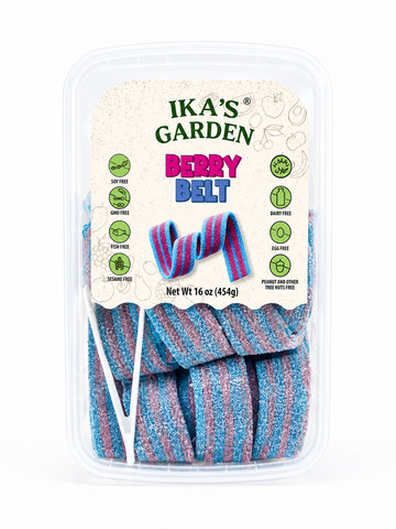 Ika's Garden Sour Belts Berry 454g