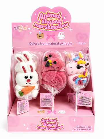 Lollipunch Animal Shaped Marshmallow Pops (China)