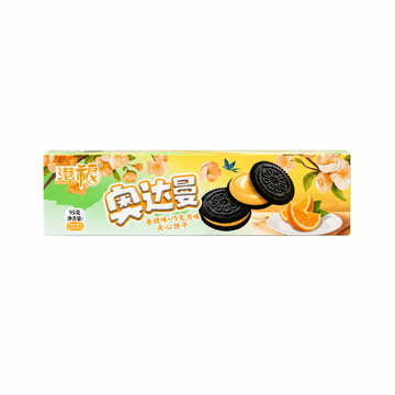 Gangfu Odaman Sandwich Biscuit Orange Flavor 95g (China)
