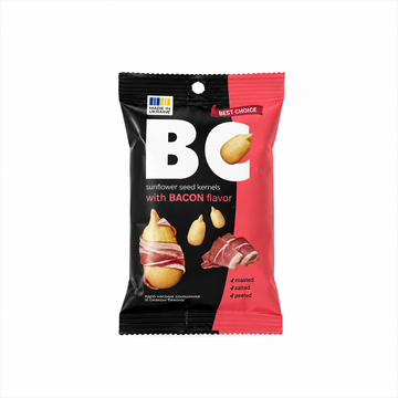BC Bacon Flavor Sunflower Seed Kernels 80g (Ukraine)