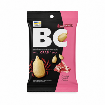 BC Crab Flavor Sunflower Seed Kernels 80g (Ukraine)