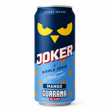 Guarana Nikola Jokic Joker Mango Energy Drink (Serbia)