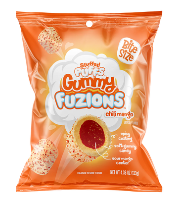 Stuffed Puffs Fuzions Gummy Chili Mango 123g