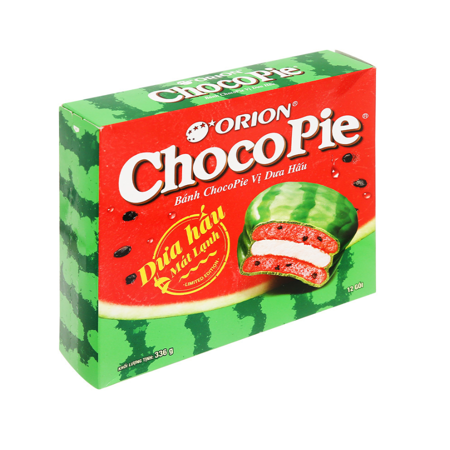 Orion Choco Pie Watermelon 12x28g (Vietnam)