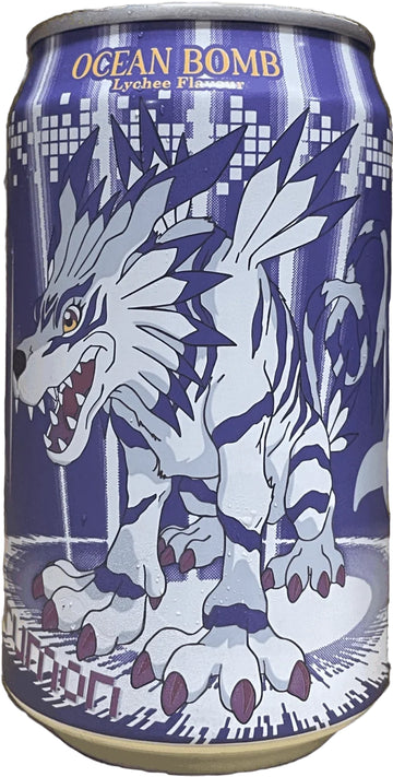 Ocean Bomb-Digimon Garurumon Lychee Flavor 330ml (China)