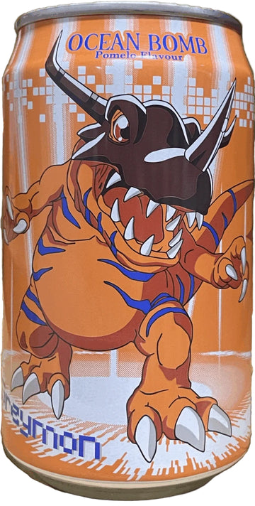 Ocean Bomb- Digimon Greymon Golden Pomelo Flavor 330ml (China)