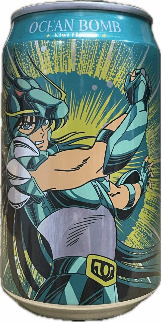 Ocean Bomb- Saint Seiya Shiryu Kiwi Flavor 330ml (China)