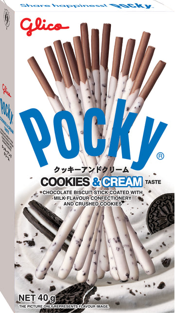 Glico Pocky Cookie and Cream Stick 32g (Taiwan)