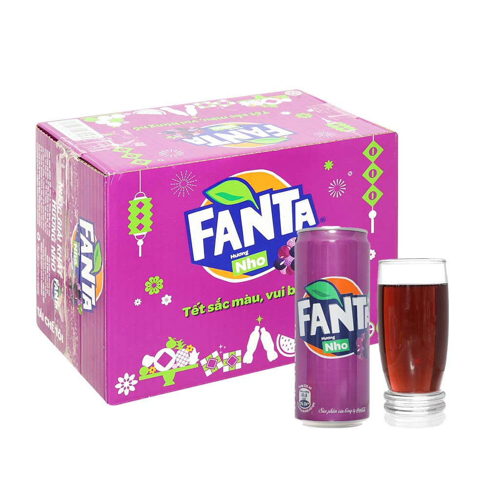 Fanta Grape Flavor 320ml (Vietnam)