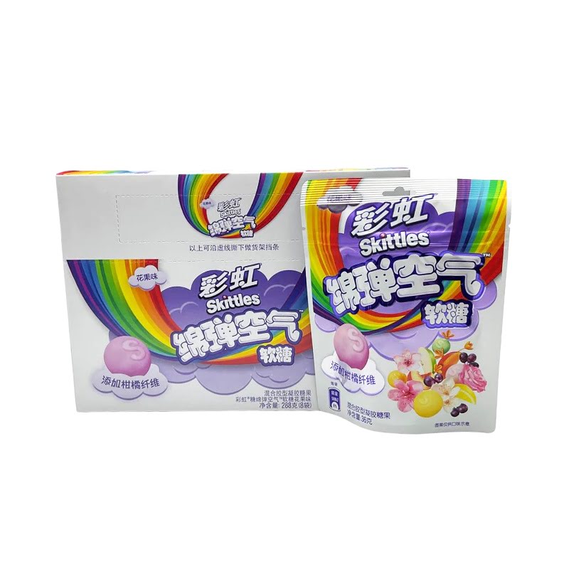 Skittles Soft Gummy Flower&Berry Flavor 36g (8pk) (China)