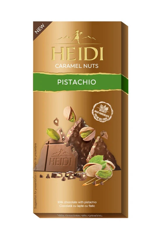 Heidi Caramel Nuts Pistachio 80g (European)