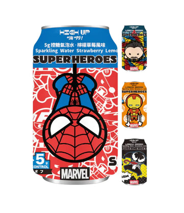 Marvel Chibi Edition Strawberry Lemon Soda 330ml (Taiwan)