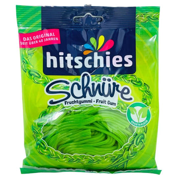 Hitschies Schnure Green Apple Strings 125g (Germany)