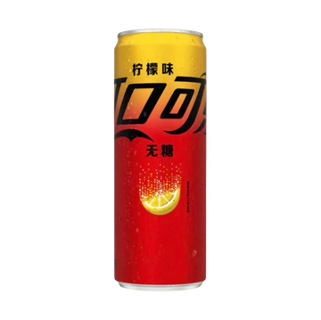 Coca Cola Lemon Zero Sugar Can 330ml (China)