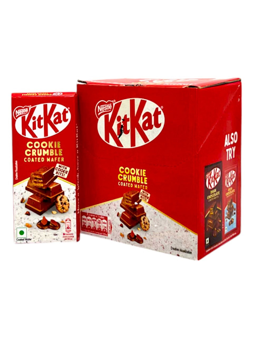 KitKat Cookie Crumble Chocolate Box of 12 x 50g