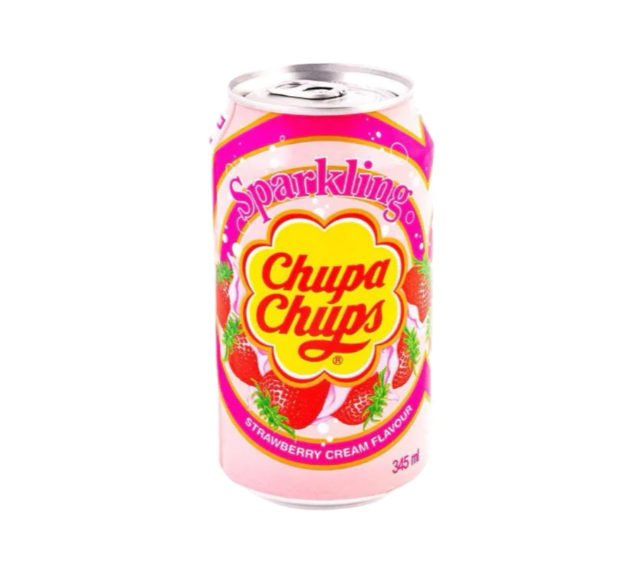 Chupa Chups Strawberry Cream 345ml (Korea)