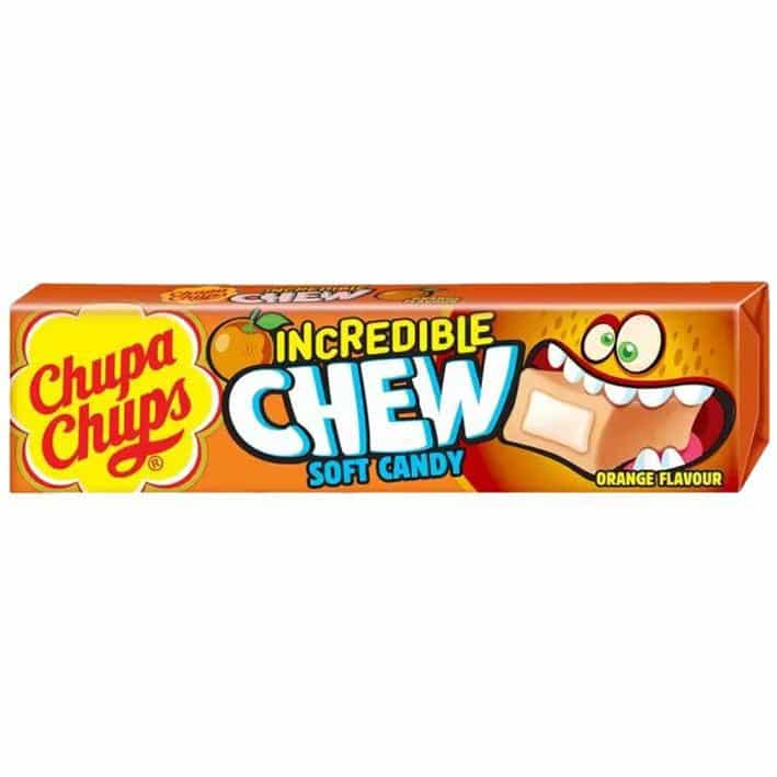 Chupa Chups Incredible Chew Orange 20pck (Netherlands)