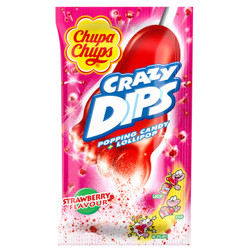 Chupa Chups Crazy Dip Strawberry (Netherlands)