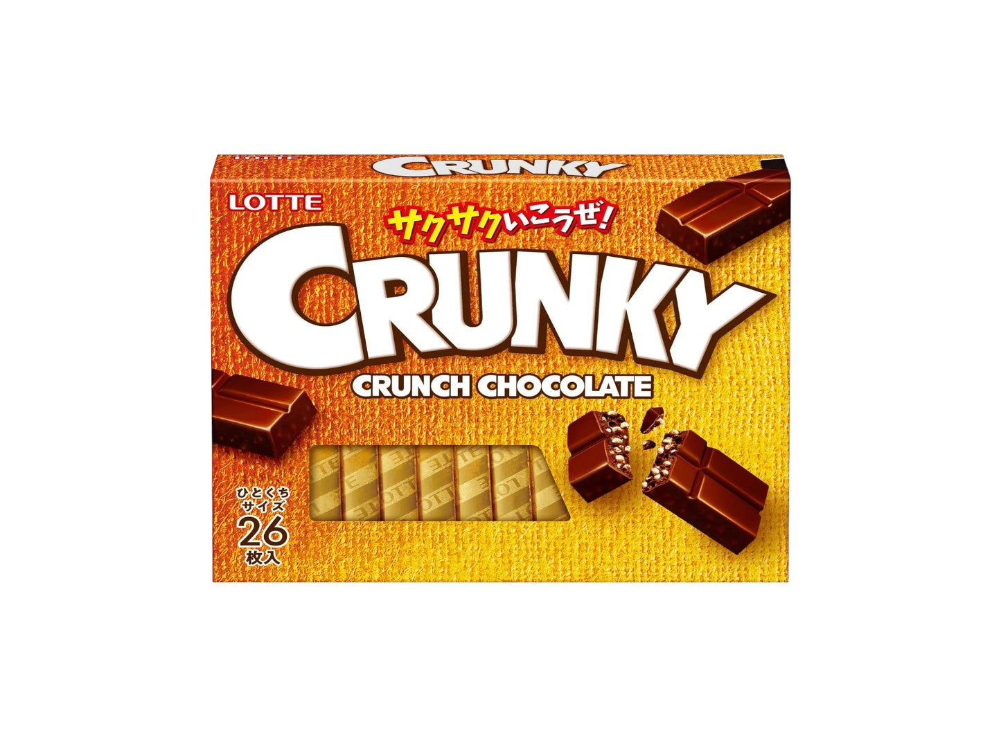 Lotte Crunky Crunch Chocolate (Japan)