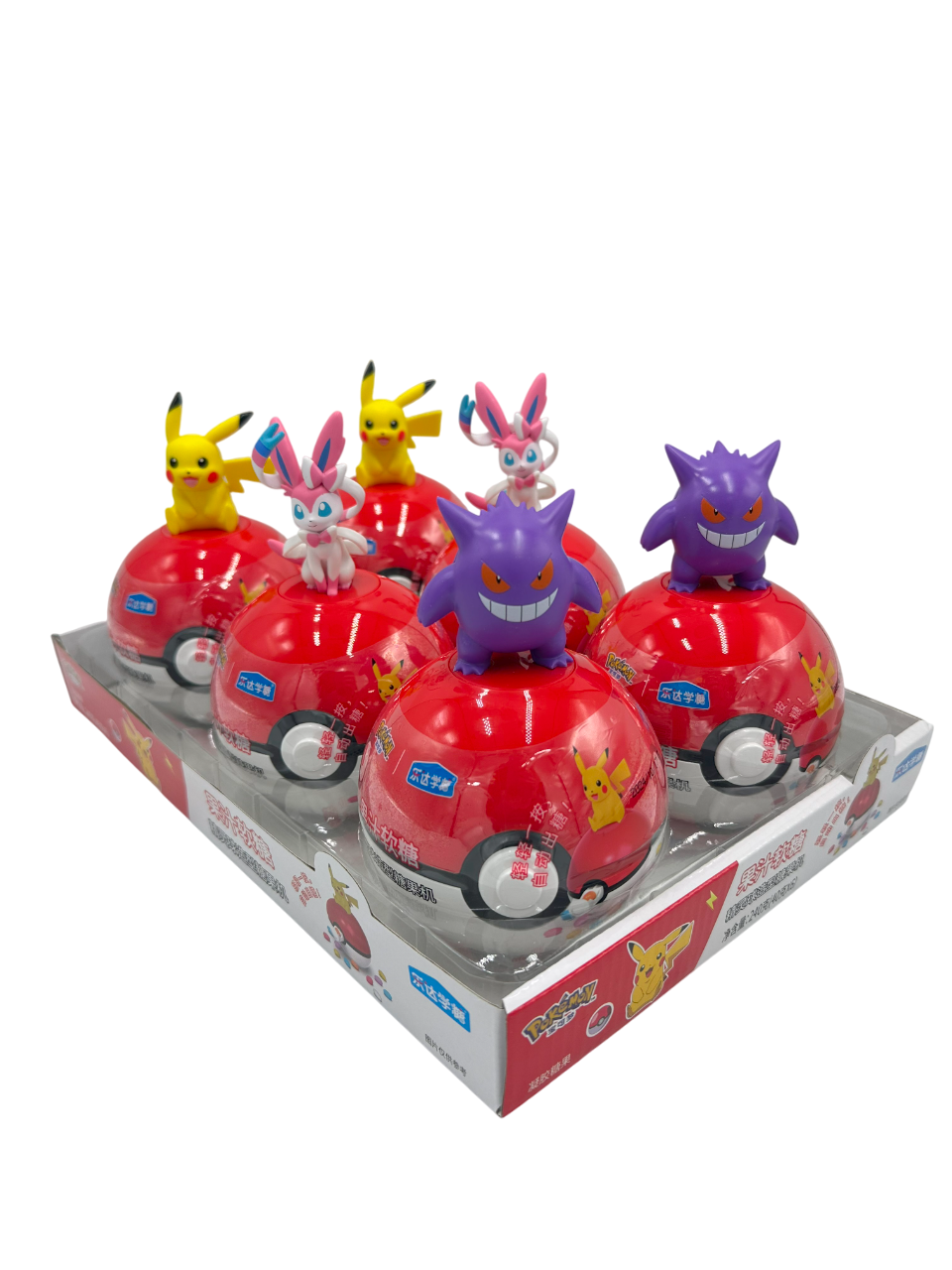 Leda-Pokemon Ball Jellybeans Candy Pack of 6
