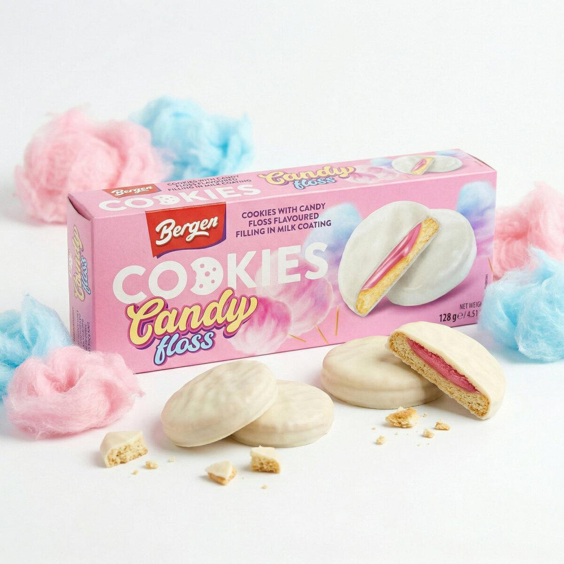 Bergen Cookies - Candy Floss 128g (Europe)