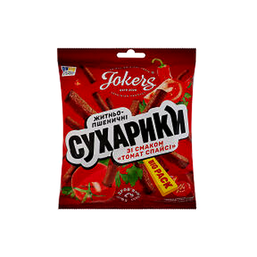 Jokers Spicy Tomato Flavor Crouton Snack 100g (Ukraine)