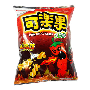 L.H. Koloko Pea Crackers Extreme Spicy 65g (Taiwan)