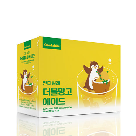 Cantabile Double Mango Pouch Drink pack of 10x230ml (Korea)